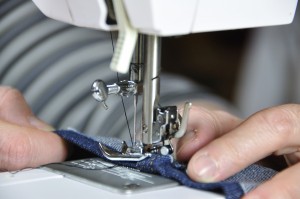 Seamstress-sewing-custom-curtains