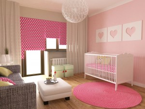 Little girls nursery room