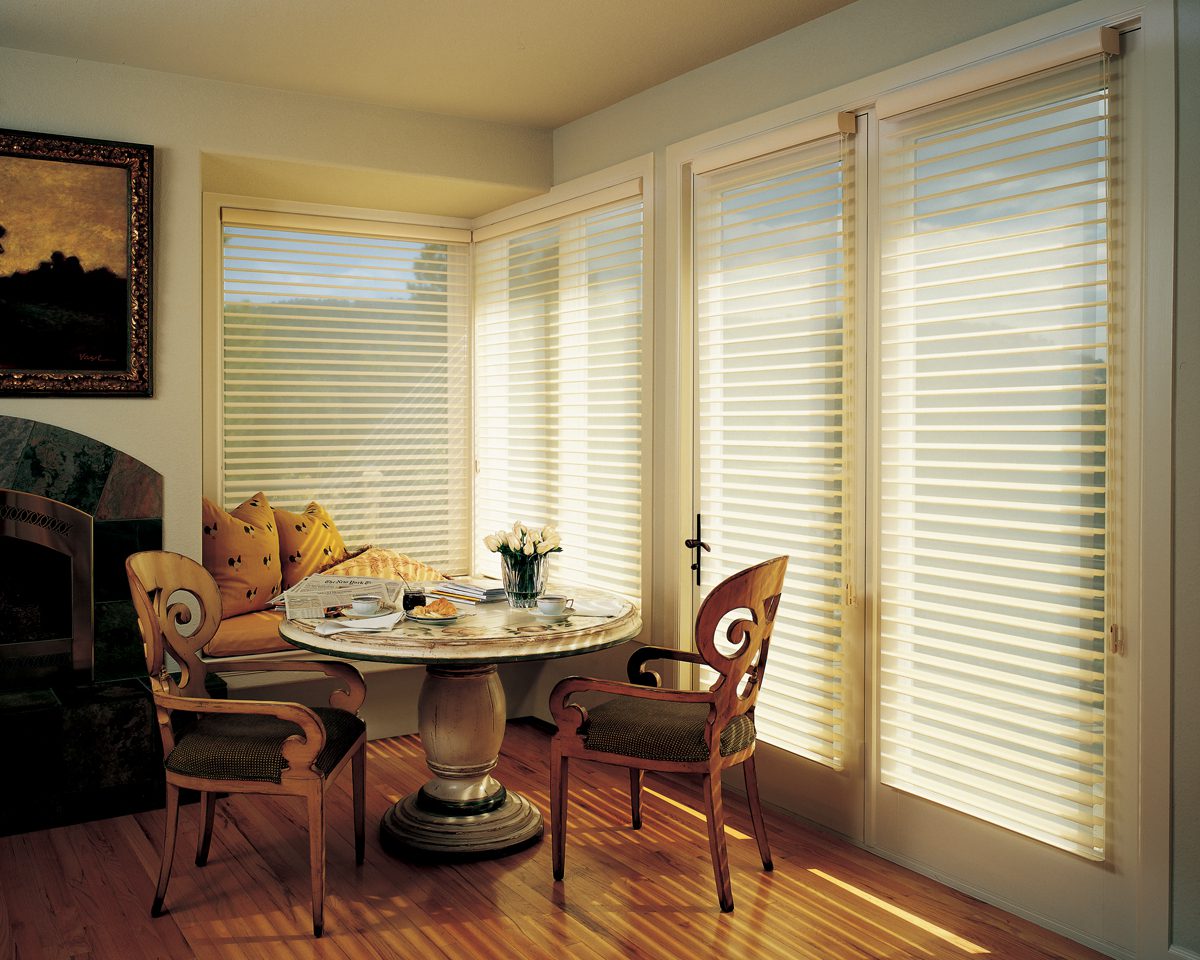 Nantucket™ Window Shadings with Easyrise in Dining Room