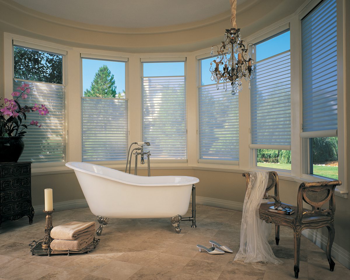 Silhouette™ Window Shadings with Easyrise in Bath