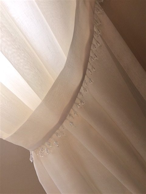 Arched Window Silk Swags and Panels
