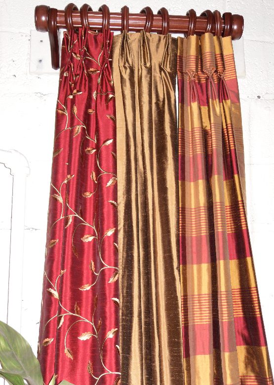 Curtain Panels - Pinch Pleat and Goblet Pleat