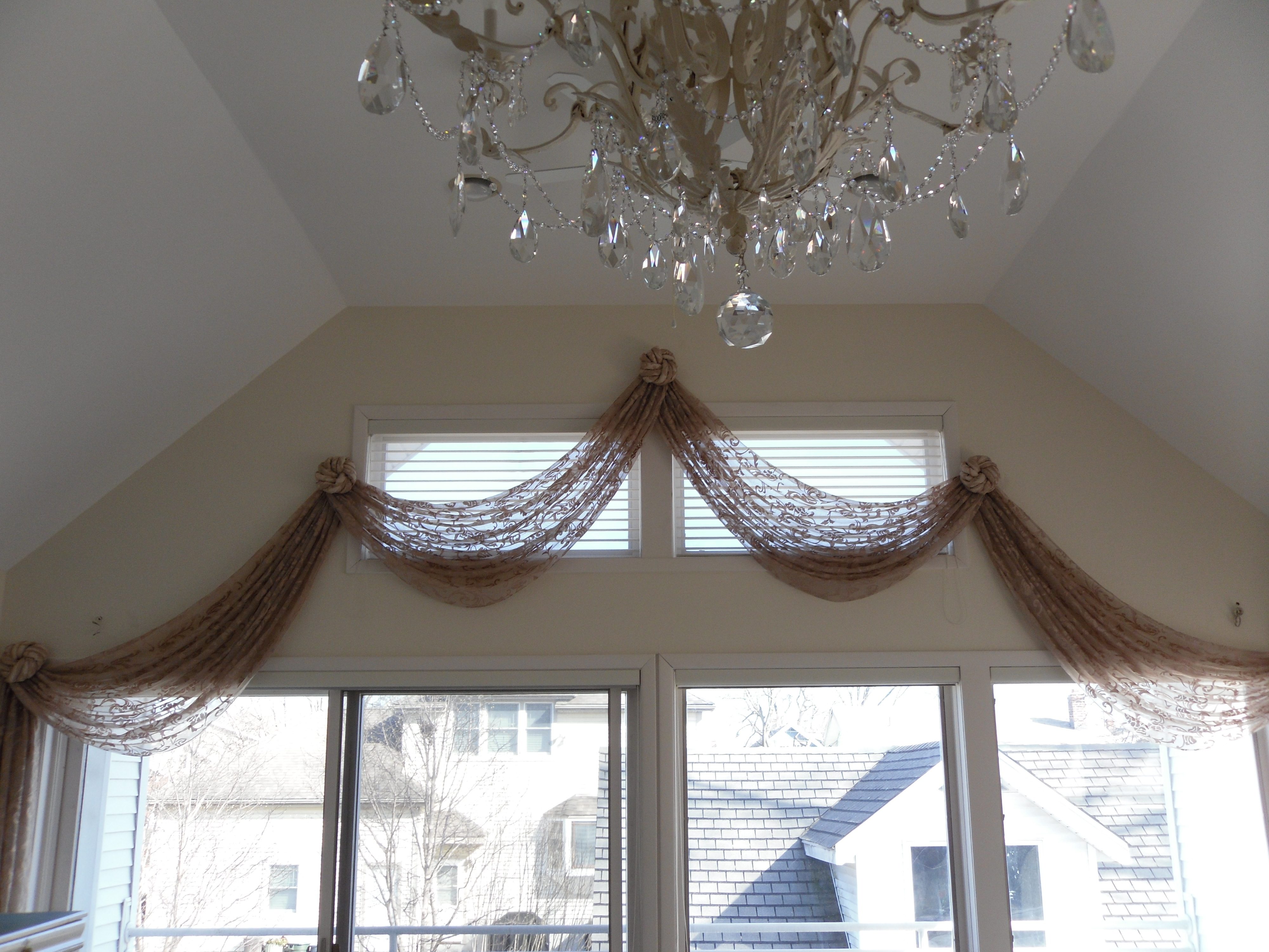 Sheer Swags and Knots Curtains Boutique