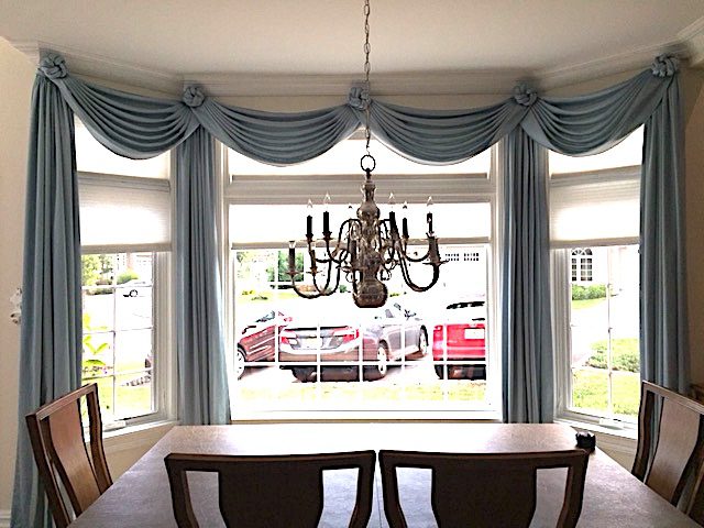 Swags, Knots, & Panels in Dining Room